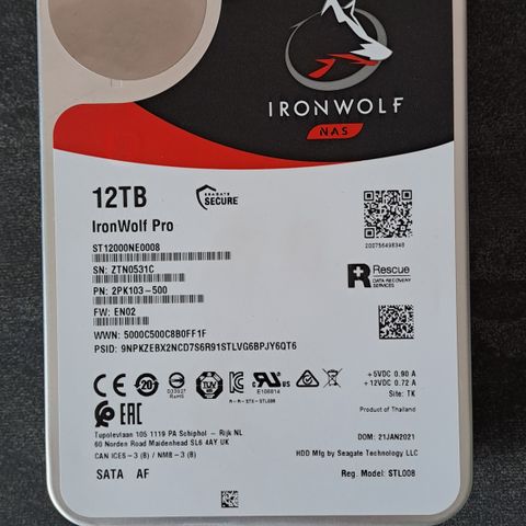 Seagate IronWolf Pro 12TB