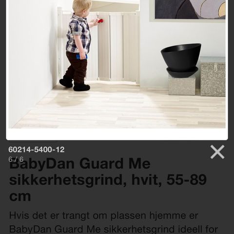 BabyDan Guard Me sikkerhetsgrind