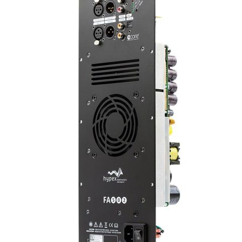 Hypex FA502 - 2*500Watt plateamp med DSP. 2 analoge og 3 digitale innganger