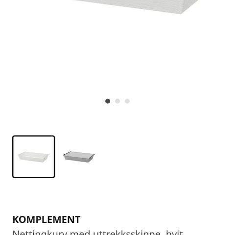 IKEA Trådkurv for PAX skap