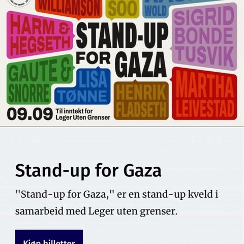 Standup for Gaza