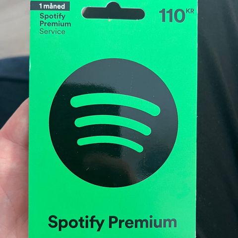 Spotify premium 1 mnd