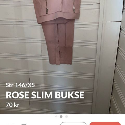 Dus rosa bukse