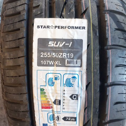 1stk 255/50R19