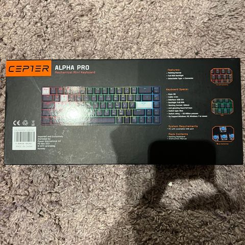 Cepter Alpha Pro Keyboard