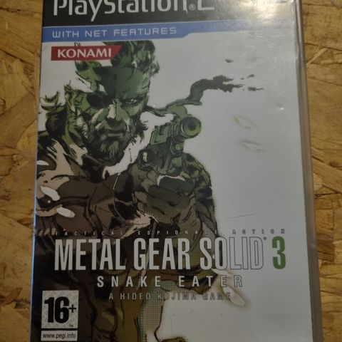 PS2 Metal Gear Solid 3 Snake Eater