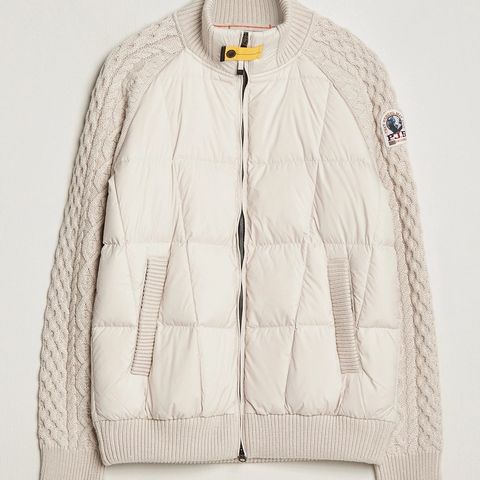 Parajumper Great Aran Knitted Hybrid Jacket Bone