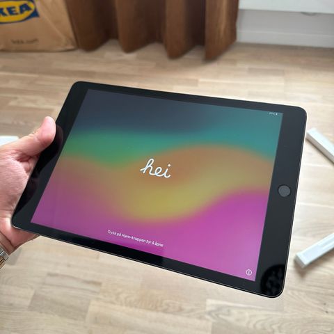 Apple iPad 10,2" 9. Gen - 64GB WiFi Stellargrå (2021)