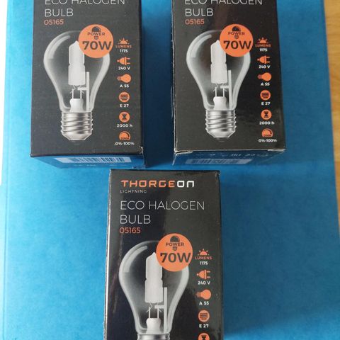 Thorge on eco halogen bulbs 70W DIMM