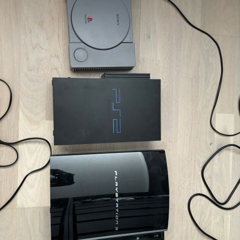 PlayStation 1, 2, 3 og spill