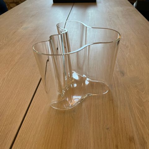 Alvar Aalto vase 160 mm klar