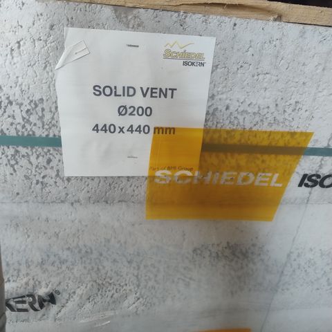 Cheiedel isokern  solid vent ø200