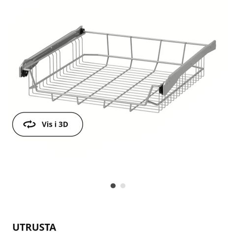 Trådkurver utrusta fra ikea 60cm