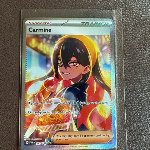 Pokemon TCG Twilight Masquerade Carmine Special Illustration Rare Kort