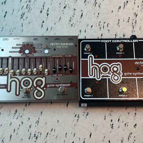 Electro Harmonix Hog + footswitch