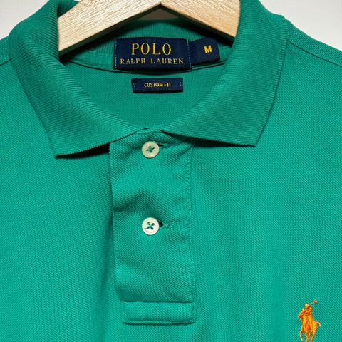 Polo Ralph Lauren grønn piquet medium