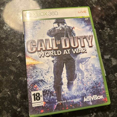 Call of Duty World at War til Xbox 360