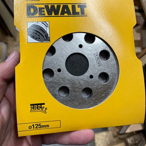 Dewalt DT 3600, 125 mm pad til eksentersliper