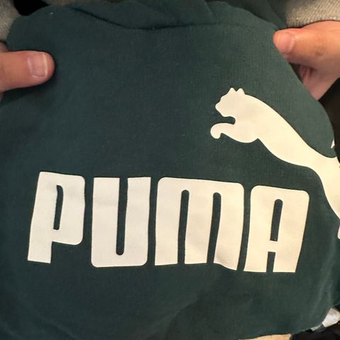 Grønn puma genser S