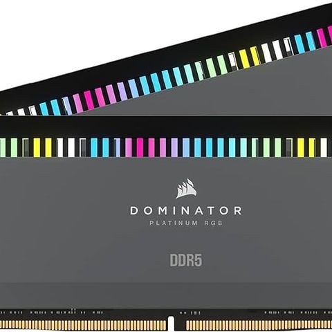 Corsair Dominator Platinum RGB 32GB 6000MHz CL36 (1/2 trolig defekte brikker)