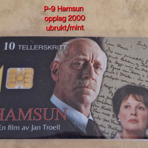 Telekort: P - 9 Hamsun opplag 2000