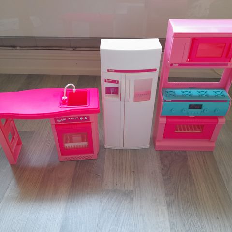 Vintage Barbie kjøkken i fin stand