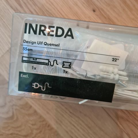 Lyslist fra IKEA med sensor