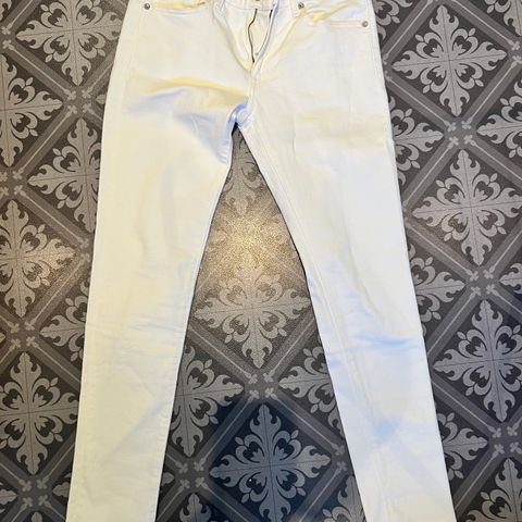 Polo by ralph lauren hvit jeans str 28