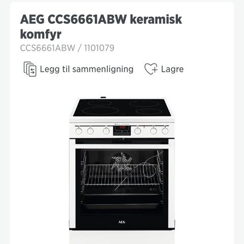 AEG komfyr