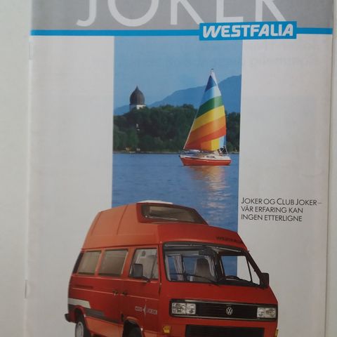 VW WESTFALIA JOKER -brosjyre (NORSK)