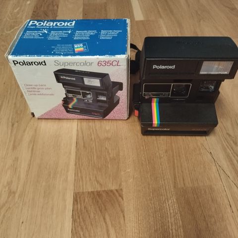 Retro  polaroid supercolor 635CL kamera  nesten ubrukt som ny