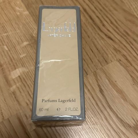 Vintage Karl Lagerfeld Aftershave uåpnet i original innpakning