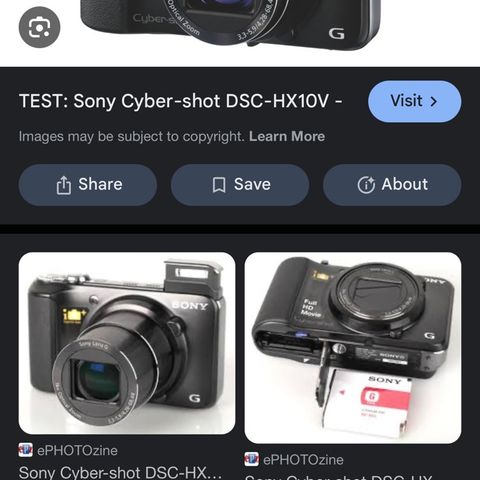 sony cyber shot dsc-hx10v