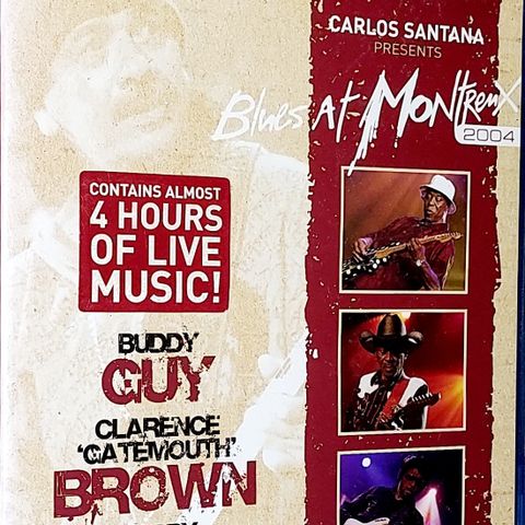 MUSIKK BLU RAY.CARLOS SANTANA PRESENT BLUES AT MONTREUX 2004.