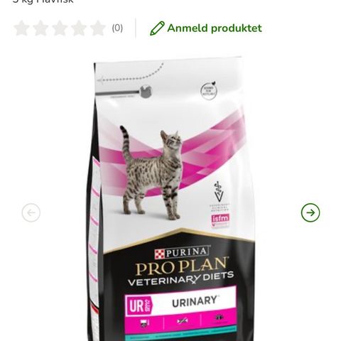 KATTEMAT. Purina Urinary m havfisk 5kg