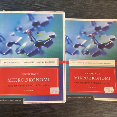 Mikromøkonomi og arbeidsbok