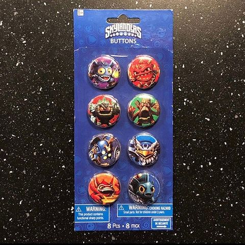 Skylanders buttons pakke - Ny!