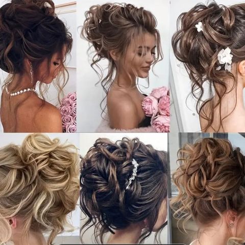 Hair extensions bun