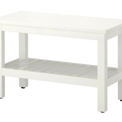 Ikea Hemnes hvit benk