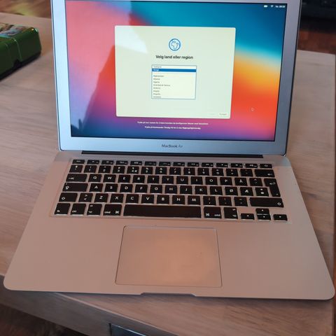 MAC BOOK AIR 13 tommers tidlig 2015