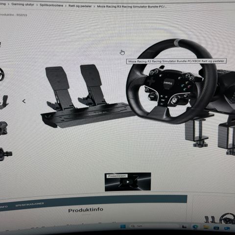 Moza R3 racing simulator for pc/xbox