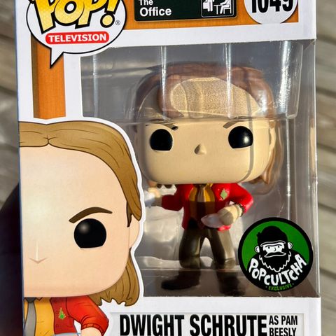 Funko Pop! Dwight Schrute as Pam Beesly | The Office (1049) Excl. to Popcultcha