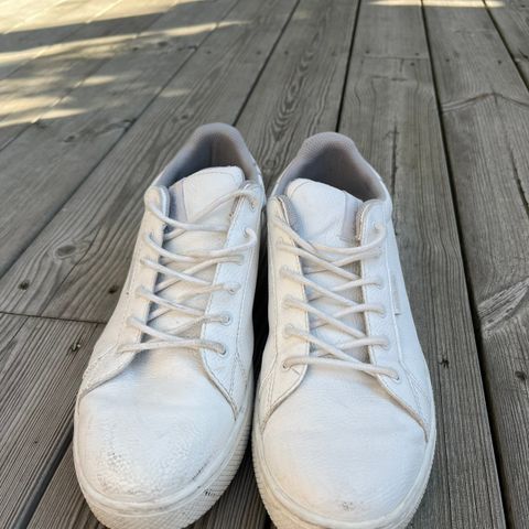 Jack&Jones hvite sneakers