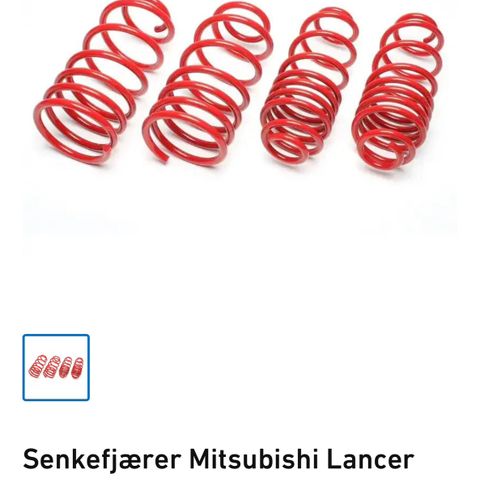 Senkesett til Mitsubishi lancer Evolution X