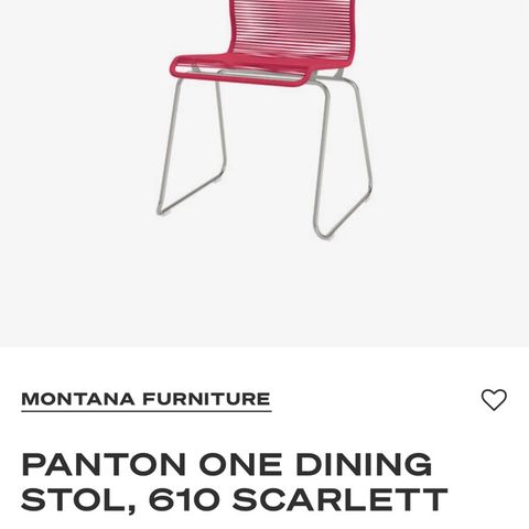 Montana Panton One stoler