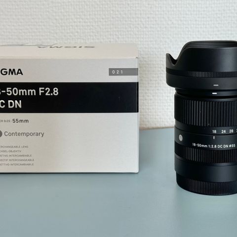 Sigma 18-50mm f/2,8 til Sony E