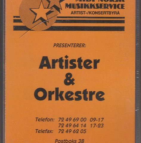 Midt-norsk musikkservice presenterer: Artister & orkestre