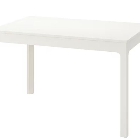 Pent spisebord og 6 tilhørende stoler (IKEA)