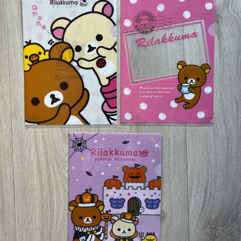 Rilakkuma plastlommer