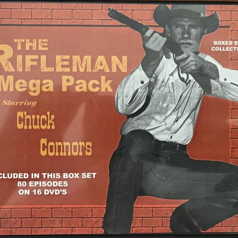 WESTERN BONANZA!!  Rifleman Mega Pack 80 Episode 16 DVD Box Set . REGIONFRI